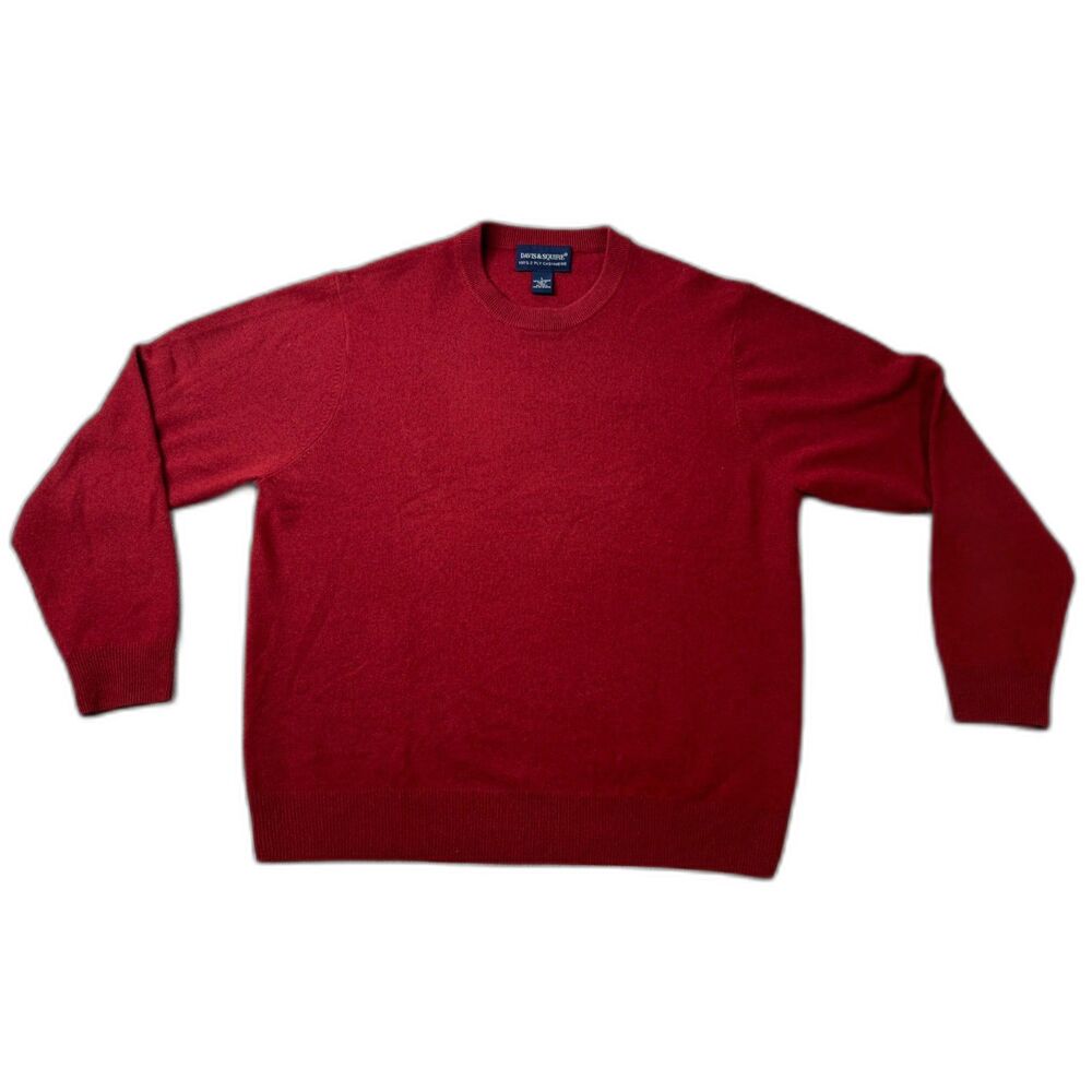 Davis & Squire 100% 2-Ply Cashmere Men's Sweater